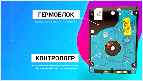 Вращение шпинделя жесткого диска