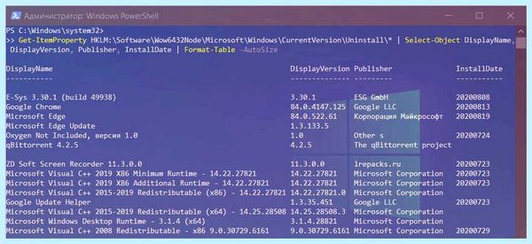 Все программы в windows 10 (весь, программа, windows, установленных программ, операционной системы, список установленных) Все программы в windows 10