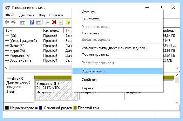 Выбранный диск имеет gpt