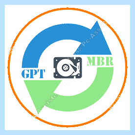 Выбранный диск имеет gpt
