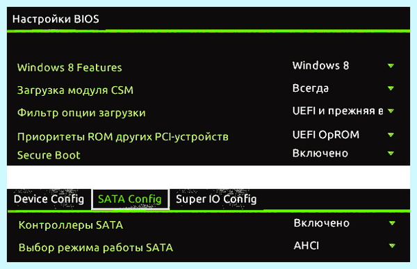 Выбранный диск имеет