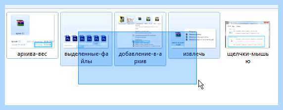 Выделить все файлы в папке
