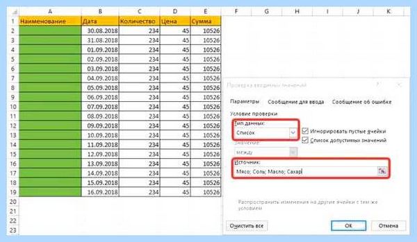 Выпадающее меню в excel (выпадать, меню, excel, выпадающего списка, выпадающие списки, выпадающий список) Выпадающее меню в excel