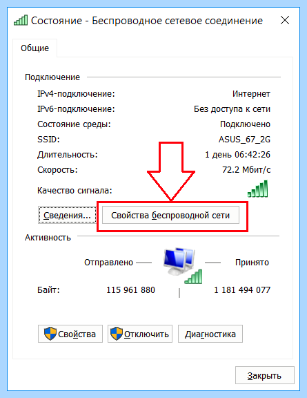 Где взять ключ безопасности сети
