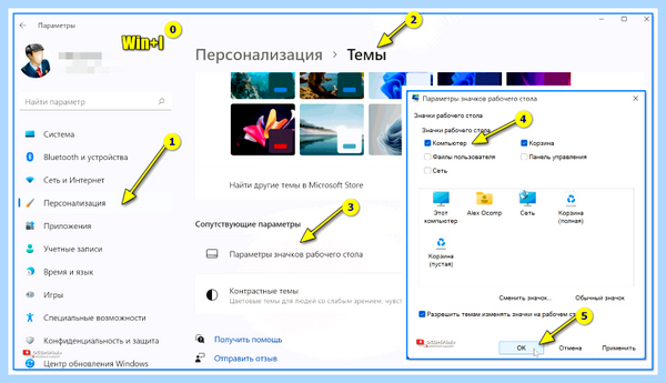Где значок мой компьютер (значок, мыть, компьютер, рабочего стола, рабочий стол) Где значок мой компьютер