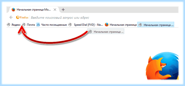 Где панель закладок