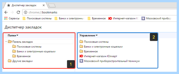 Где панель закладок