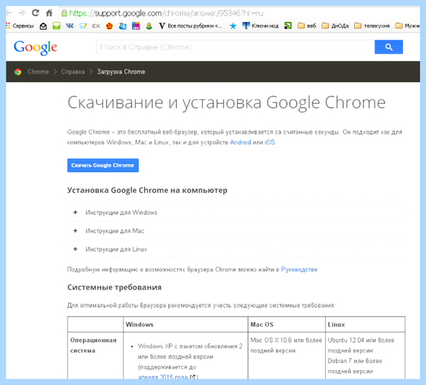 Гугл хром обновление