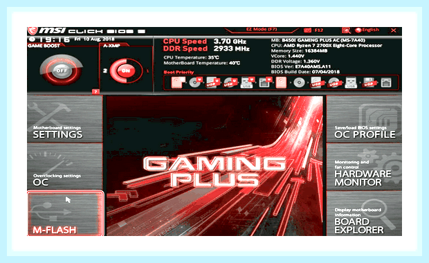 Биос msi настройка