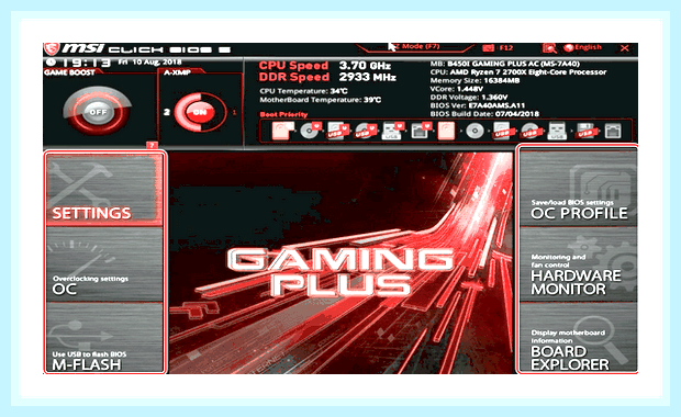 Биос msi настройка
