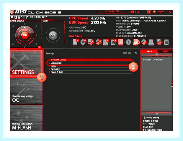 Биос uefi asus