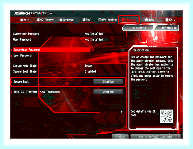 Биос uefi asus