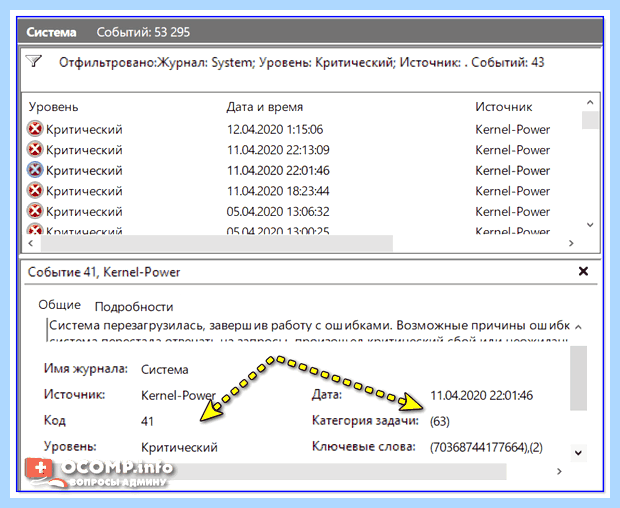 Windows 10 код 41 категория 63