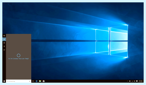 Windows 10 кортана