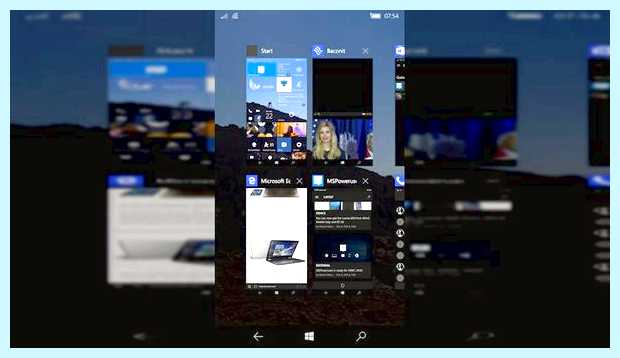 Windows 10 многозадачность