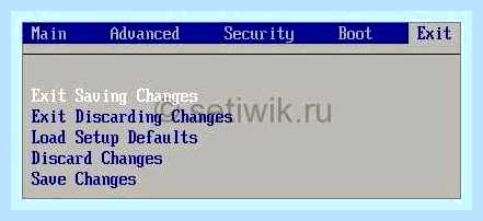 Биос установка виндовс