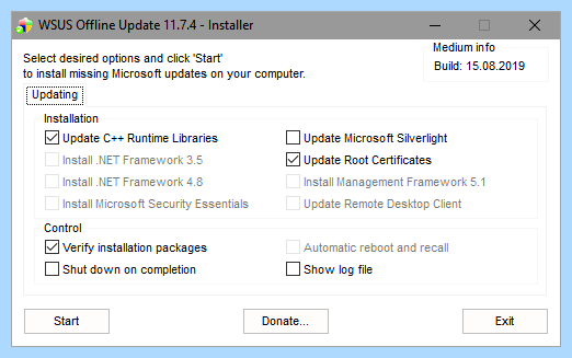 Windows 10 настройка обновления