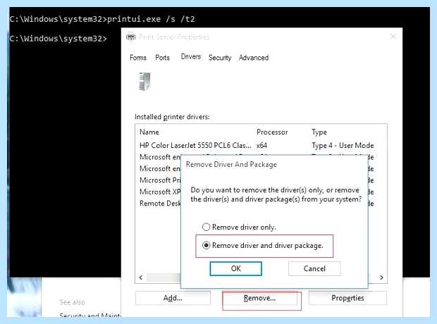 Windows 10 не видит принтер windows xp