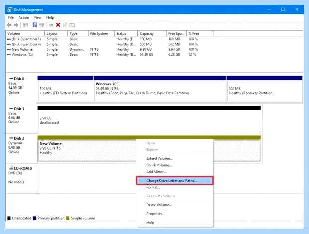 Windows 10 не видит второй жесткий диск
