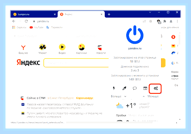 Блок рекламы яндекс