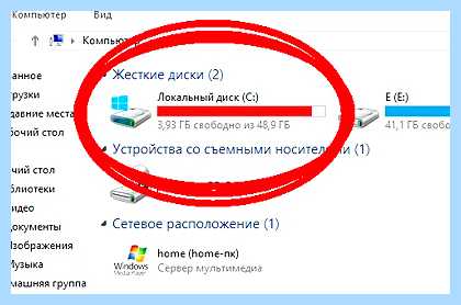 Диск с красный что делать windows 7