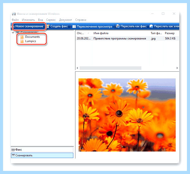 Windows 10 не видит сканер