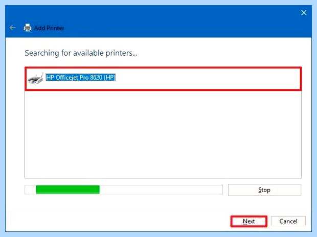 Windows 10 не видит старый принтер
