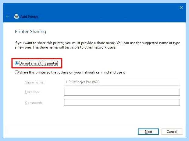 Windows 10 не видит старый принтер