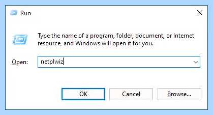 Windows 10 отключение запроса пароля