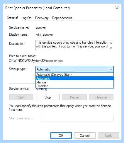 Диспетчер печати windows 10 отключается (диспетчер, печать, windows, отключать, очереди печати) Диспетчер печати windows 10 отключается