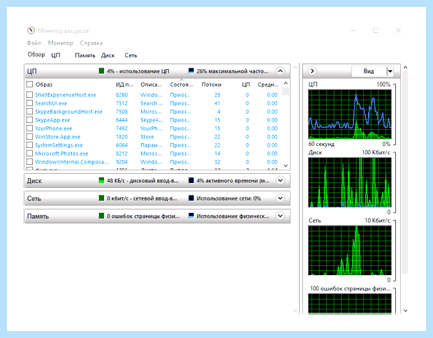 Windows 10 панель управления