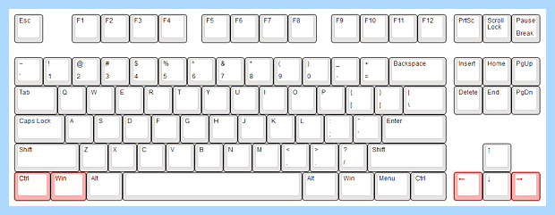 Windows 10 рабочие столы клавиши