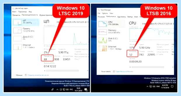 Windows 10 с долгосрочным обслуживанием