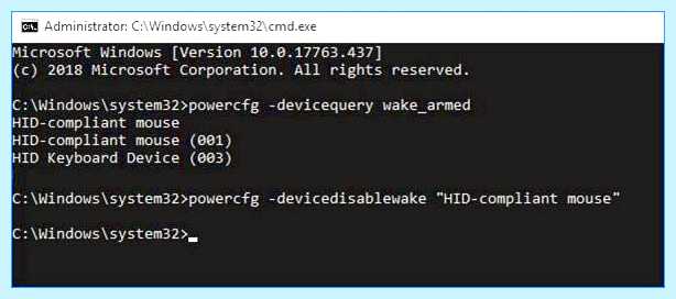 Windows 10 сам выходит из спящего режима