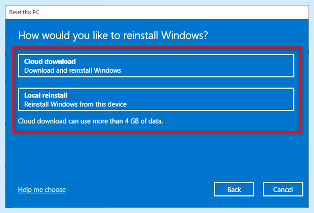 Windows 10 сброс на заводские настройки
