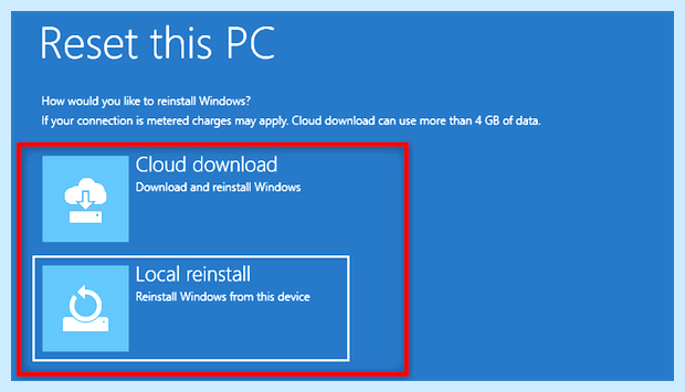 Windows 10 сброс на заводские настройки