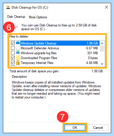 Windows 10 свободное место на диске