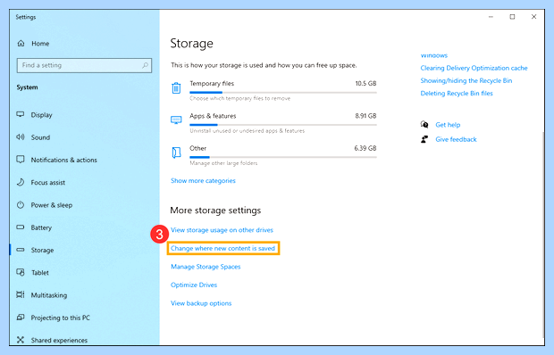 Windows 10 свободное место на диске