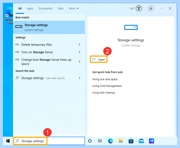 Windows 10 свободное место на диске