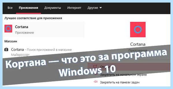 Для чего нужна cortana в windows 10