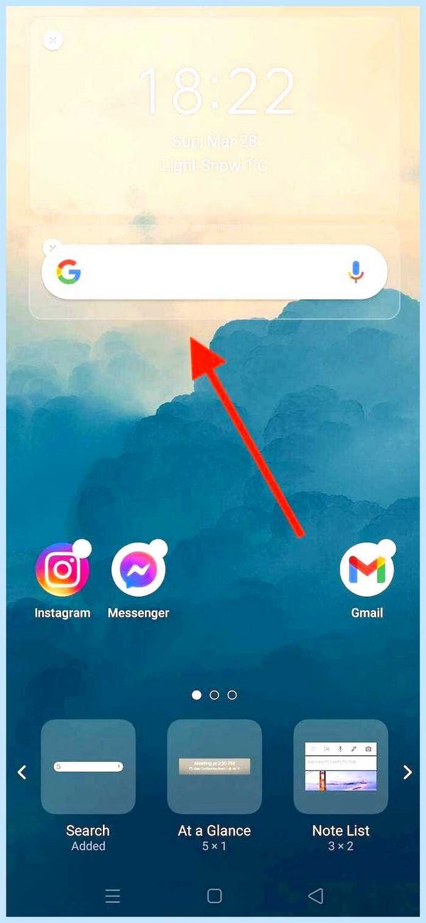 Добавить гугл на экран (добавить, гугл, экран, поиска Google) Добавить гугл на экран