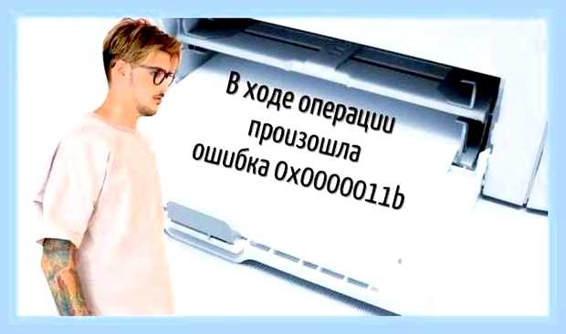 В ходе операции произошла ошибка 0x0000011b