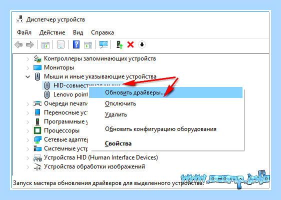 В ноутбуке не работает мышка встроенная () В ноутбуке не работает мышка встроенная