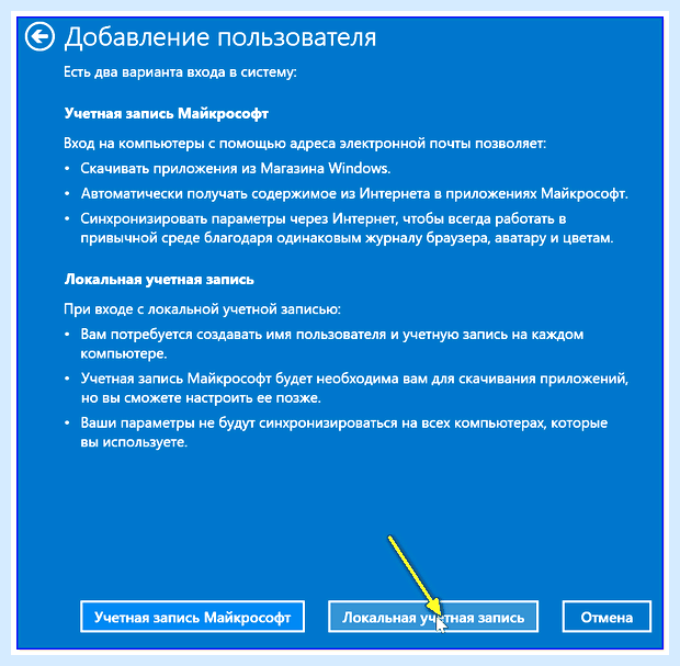 Windows 10 создать пользователя из командной строки
