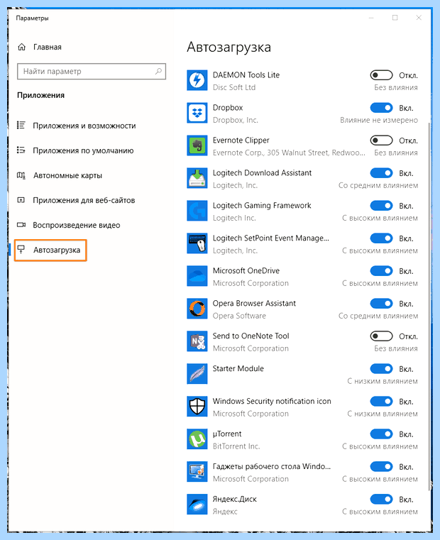 Windows 10 стал медленно загружаться