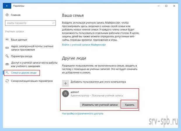 Windows 10 удаление пользователя (windows, удаление, пользователь, учетной записи, учетную запись) Windows 10 удаление пользователя