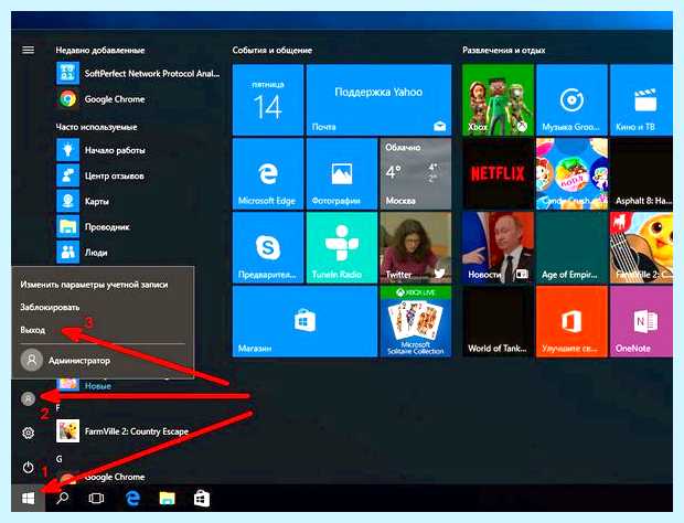 Windows 10 удаление учетной записи