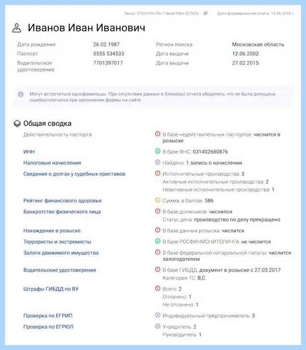 Документ после принтера