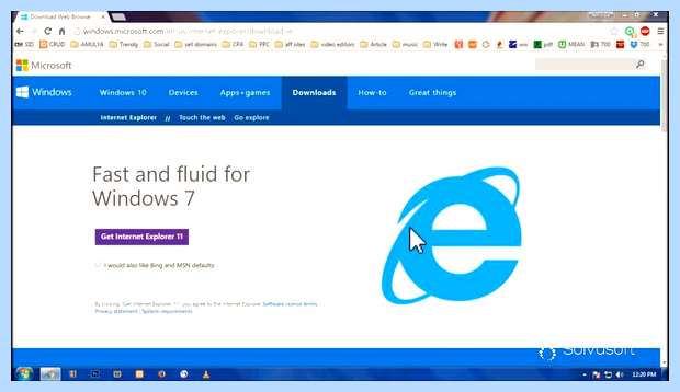 Windows 7 internet explorer 11