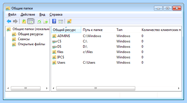 Windows 7 доступ